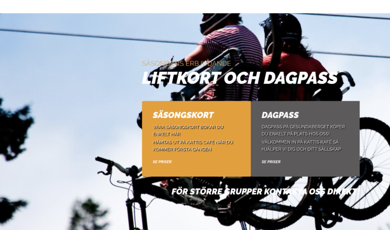 Gesundaberget Skiresort & Bikepark i Dalarna